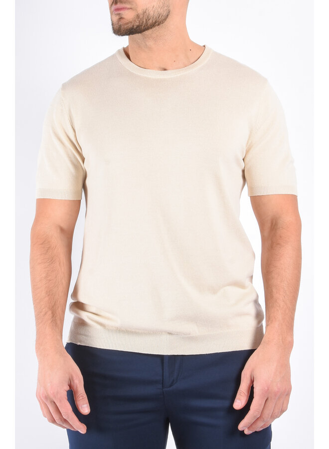 Premium Knit T-Shirt “Rafael” Beige