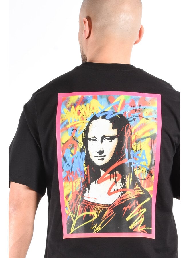 Oversized T-shirt “Art” Black