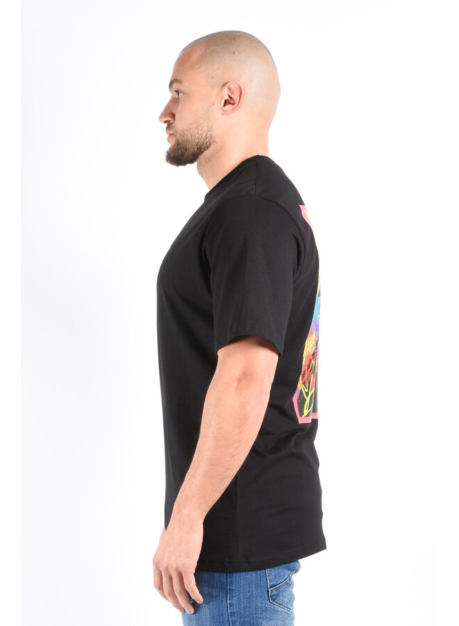 Oversized T-shirt “Art” Black