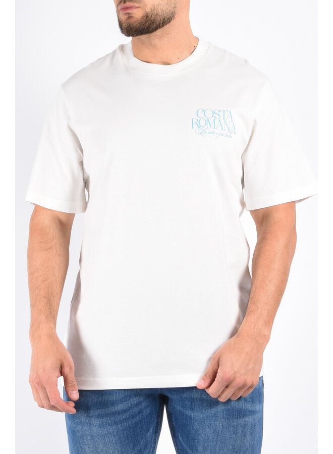 Oversized T-shirt “Costa Romana” White