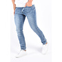 Slim Fit Stretch Jeans “Sam” Light Blue Washed