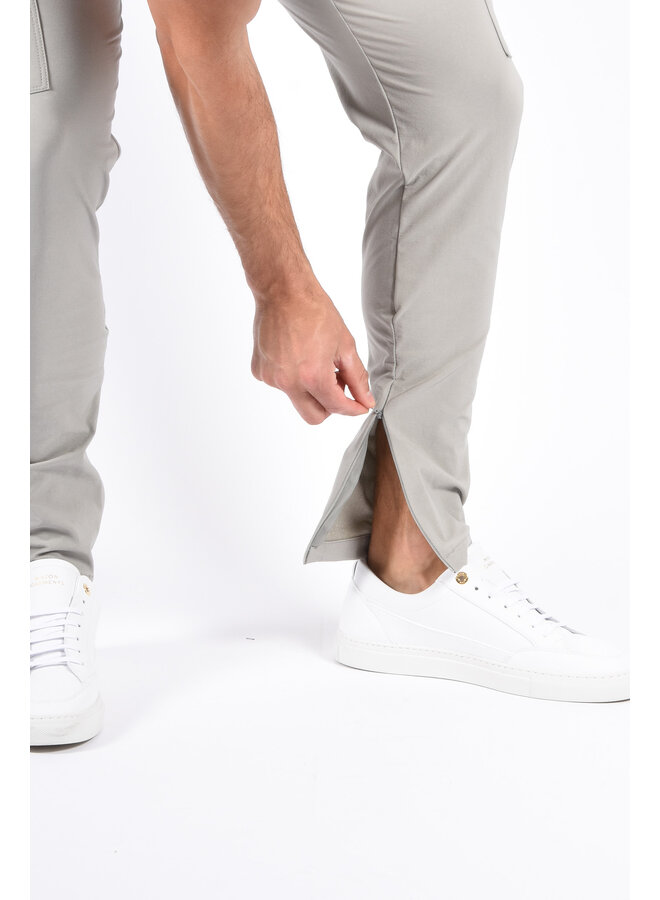 Dynamic Stretch Cargo Pants “Nova” Pastel Grey