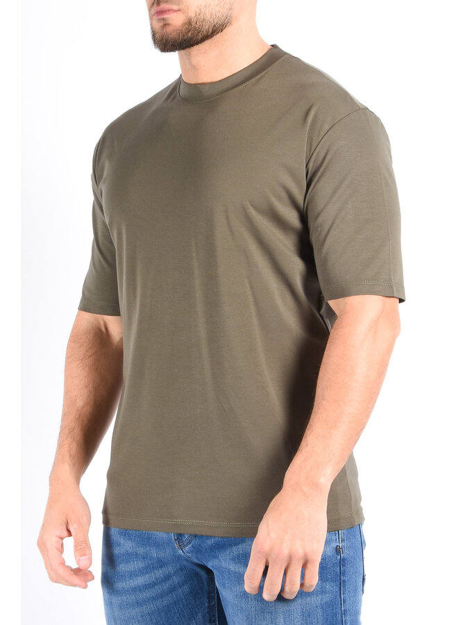Mercerised Luxe T-shirt Deep Green