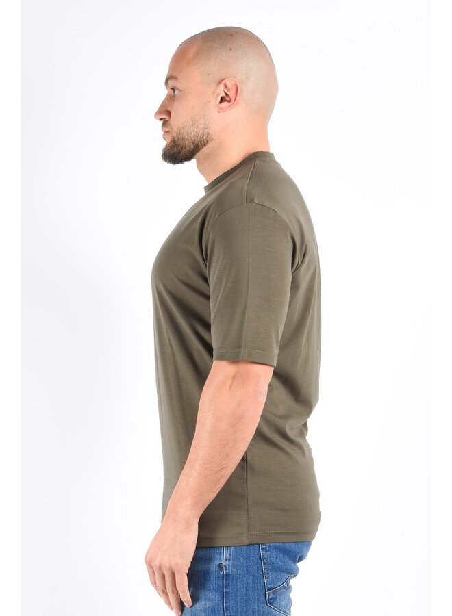 Mercerised Luxe T-shirt Deep Green