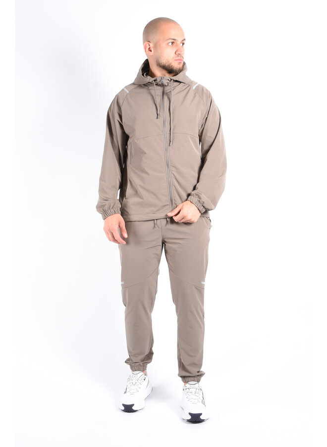 Premium Dynamic Stretch Tracksuit “Vanish” Brown