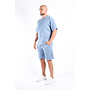 Premium Interlock Short Set “Nalo” Light Blue