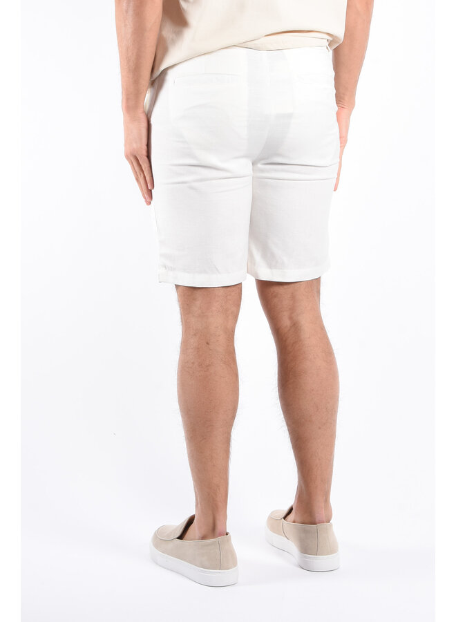 Premium Linnen Shorts “Azzaro" White