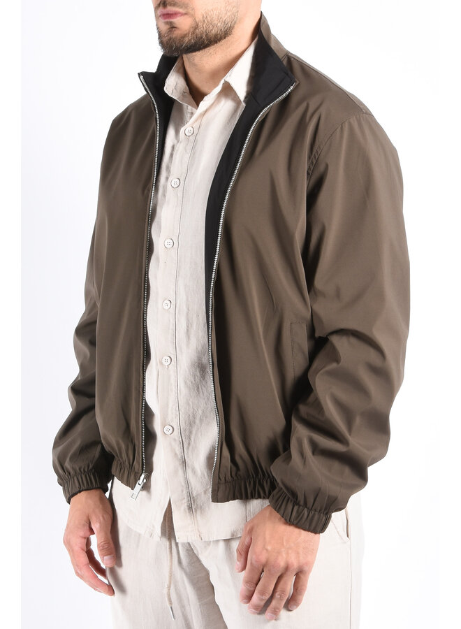 Premium Reversible Jacket "Vazio" Black / Deep Brown