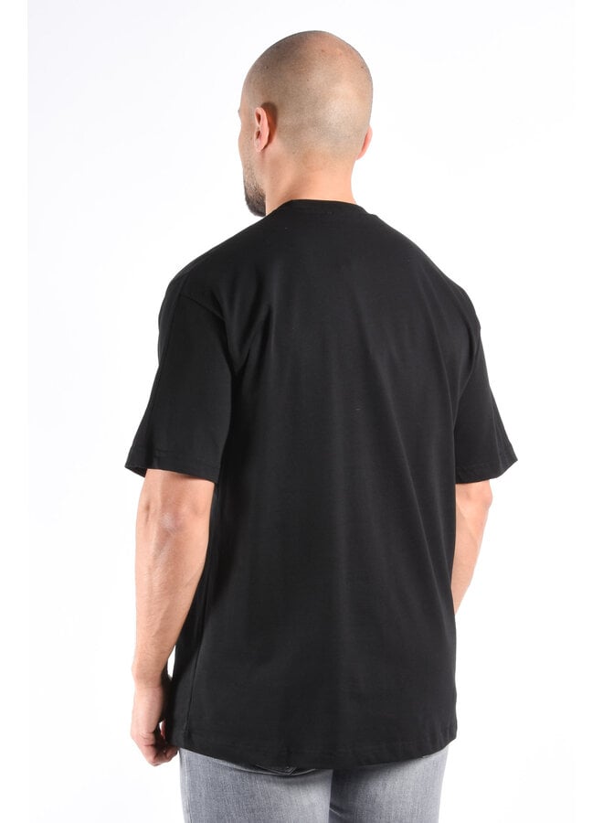 Premium Oversized T-Shirt Heart - Black