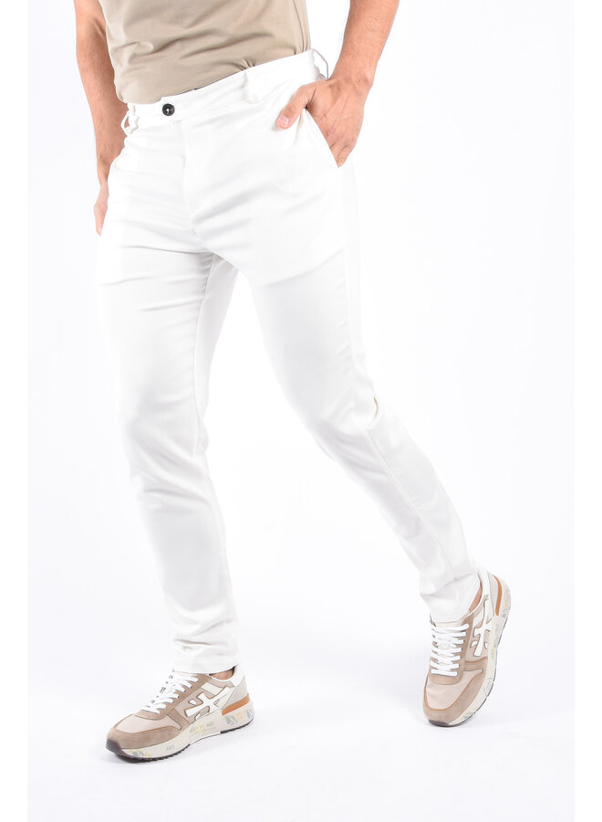 Dynamic Stretch Trousers "Aurelio" White