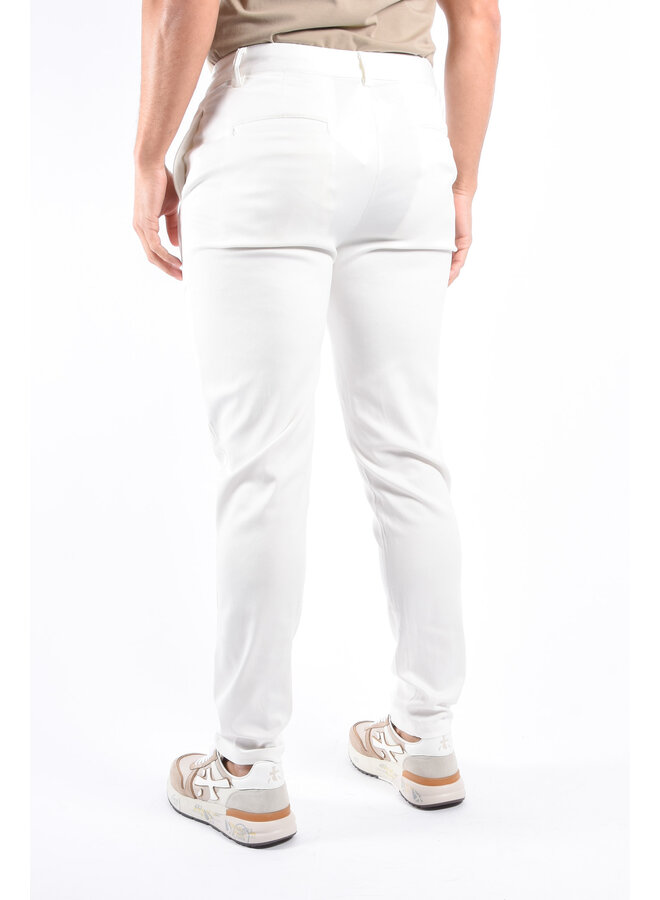 Dynamic Stretch Trousers "Aurelio" White