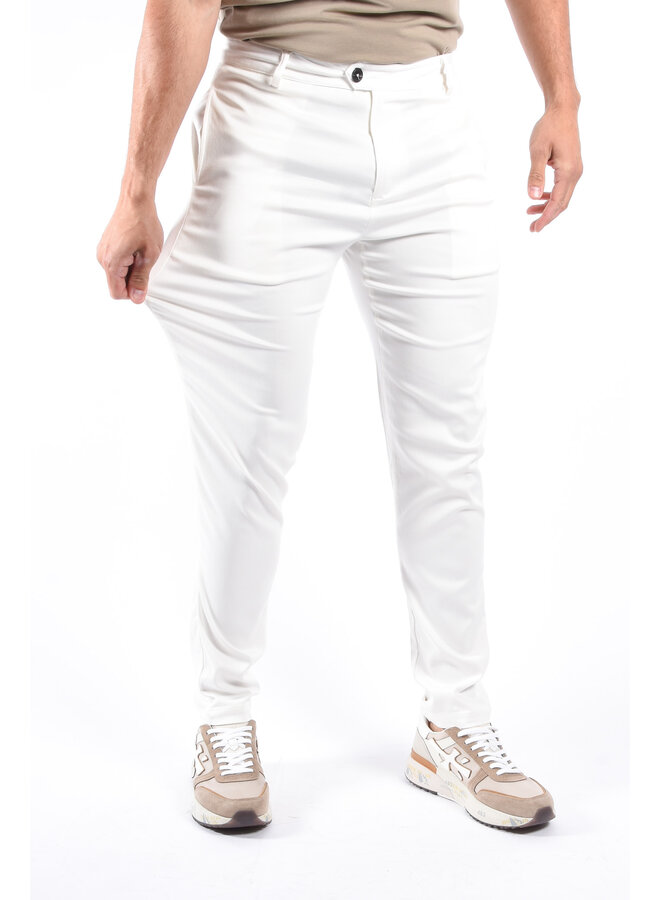 Dynamic Stretch Trousers "Aurelio" White