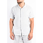 Premium Linnen Short Sleeve Shirt “Vendaro” Light Grey