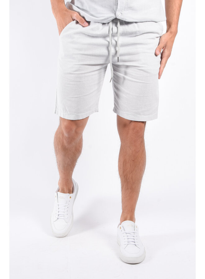Premium Linnen Shorts "Nuoro" Light Grey