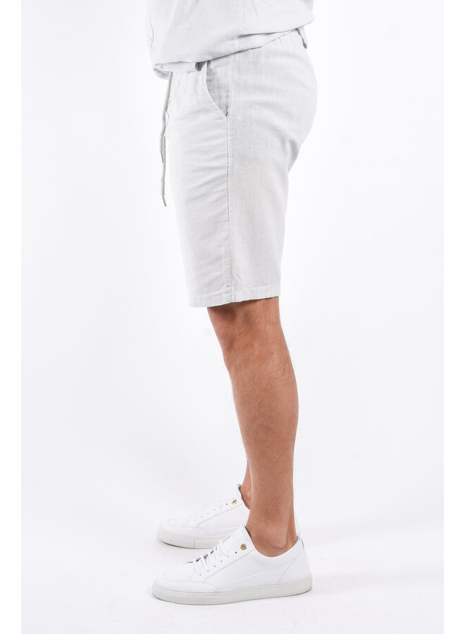 Premium Linnen Shorts "Nuoro" Light Grey