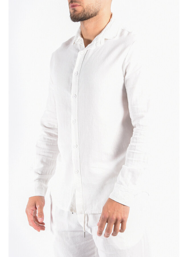 Premium Linnen Shirt "Terme" White