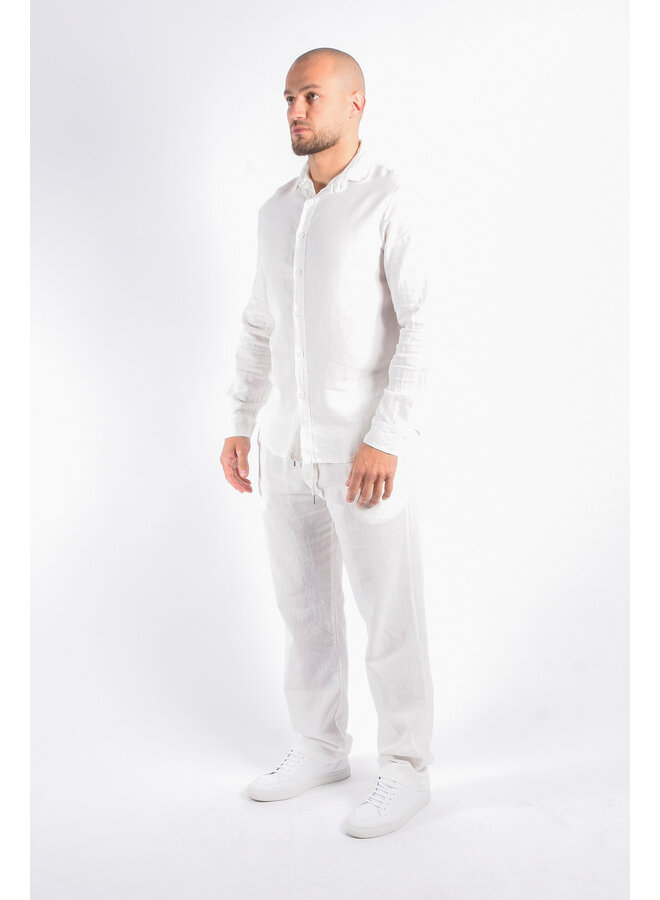 Premium Linnen Shirt "Terme" White