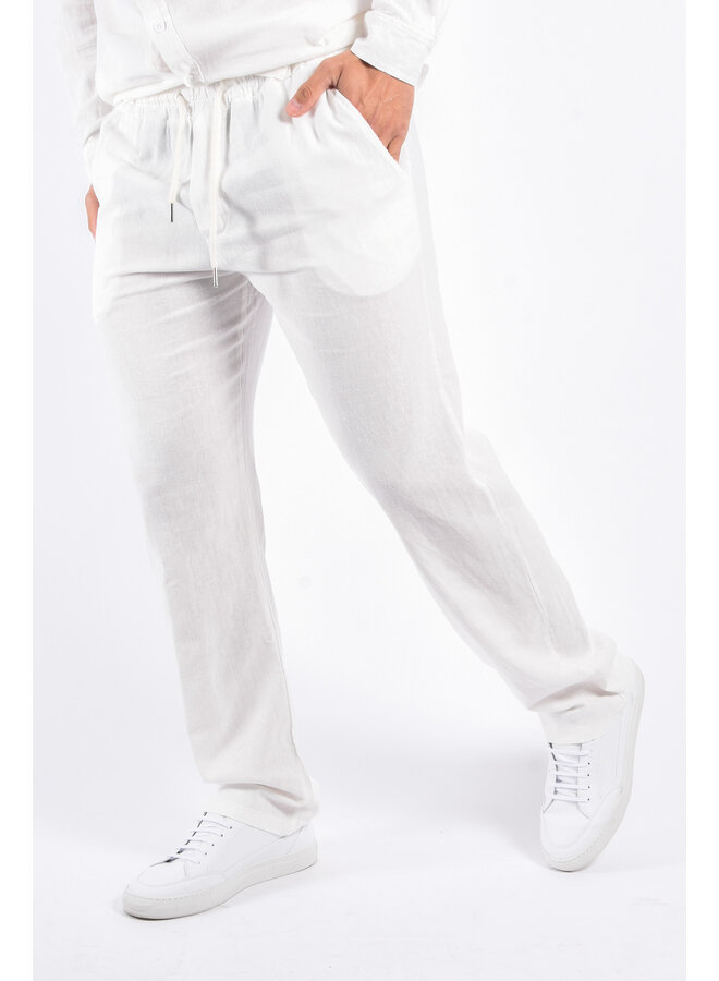 Premium Linnen Trousers “Venta” White