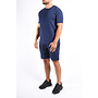 Premium Mercerised T-shirt / Shorts Set Deep Blue