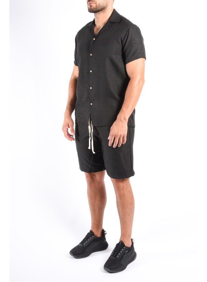 Premium Summer Short Set "Cilo" Black