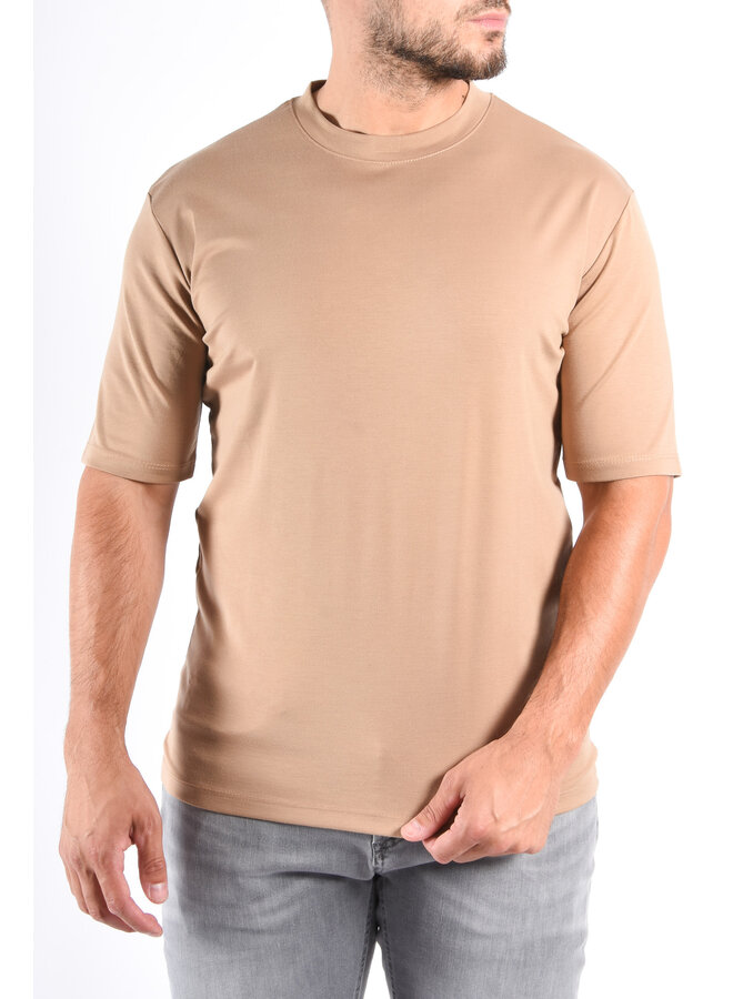 Mercerised Luxe T-shirt Sand Camel