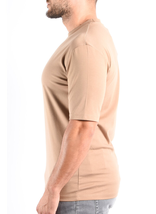 Mercerised Luxe T-shirt Sand Camel