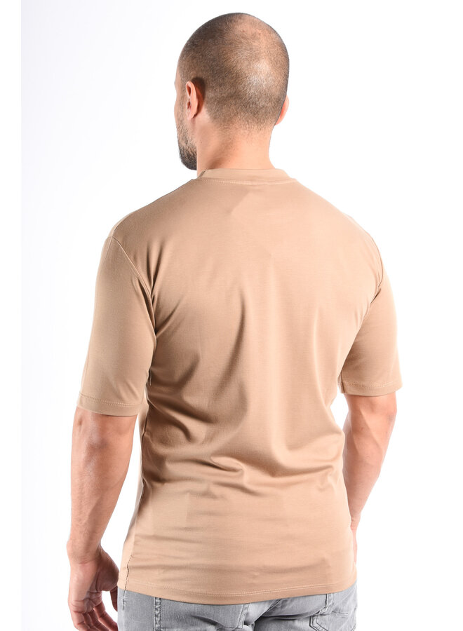 Mercerised Luxe T-shirt Sand Camel