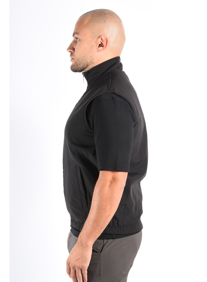 Premium Reversible Insulated Bodywarmer "Varallo" Black / Deep Brown