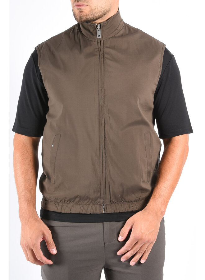 Premium Reversible Insulated Bodywarmer "Varallo" Black / Deep Brown