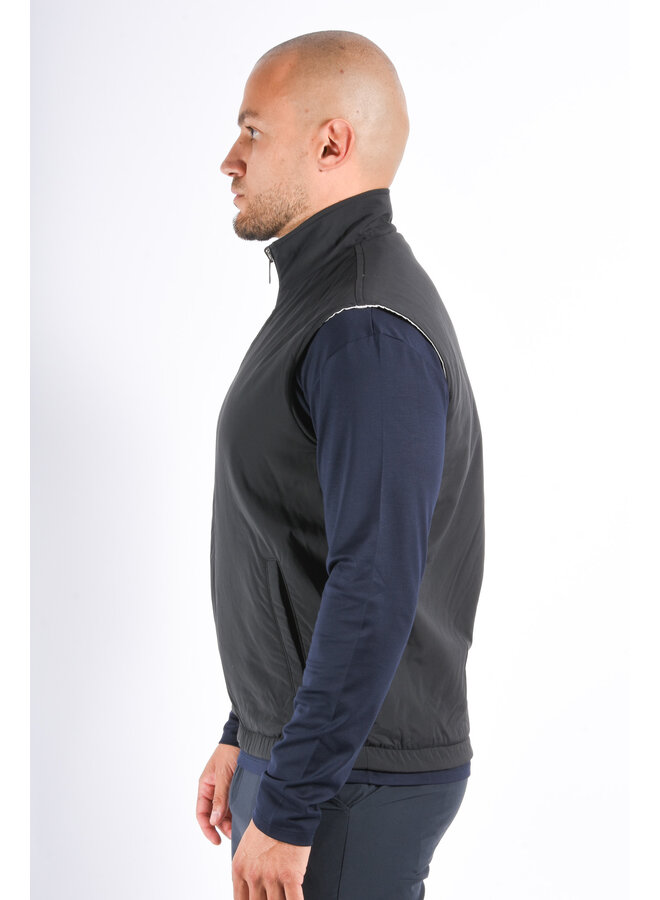 Premium Reversible Insulated Bodywarmer "Varallo" Deep Blue / Light Grey