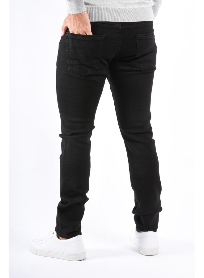 Slim Fit Stretch Jeans “Vialli” Black