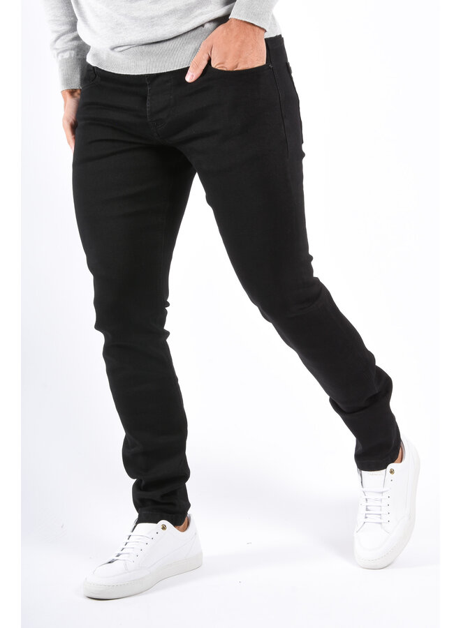 Slim Fit Stretch Jeans “Vialli” Black