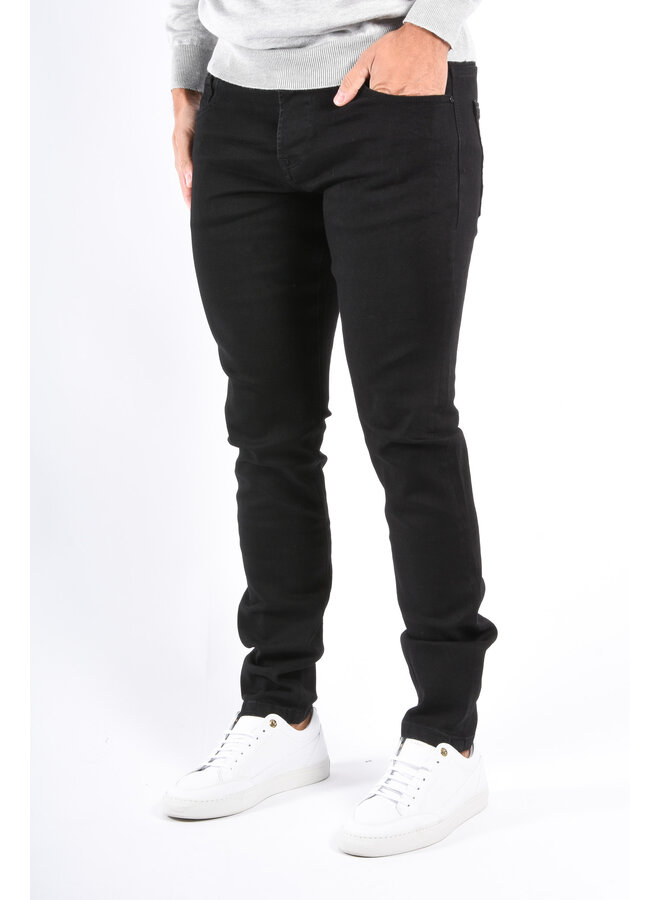 Slim Fit Stretch Jeans “Vialli” Black