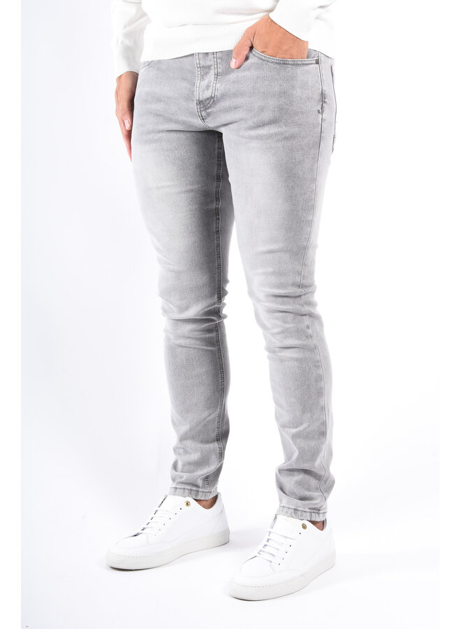Slim Fit Stretch Jeans “Vialli” Grey