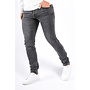 Slim Fit Stretch Jeans “Vialli” Dark Grey Washed