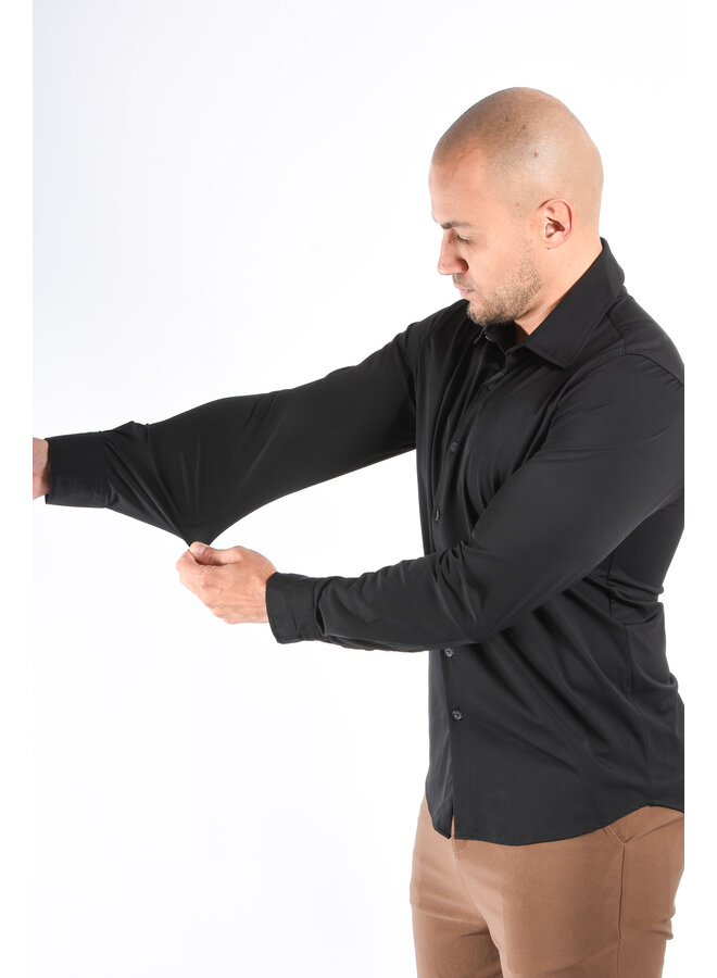 Premium Dynamic 4-way Stretch Shirt Black