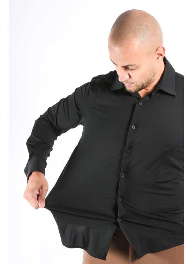 Premium Dynamic 4-way Stretch Shirt Black