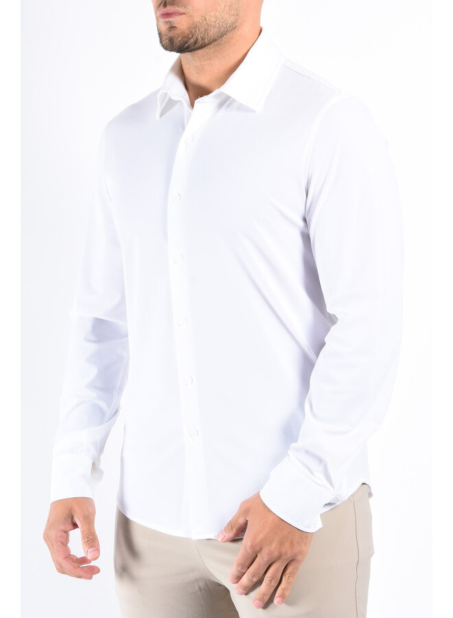 Premium Dynamic 4-way Stretch Shirt White