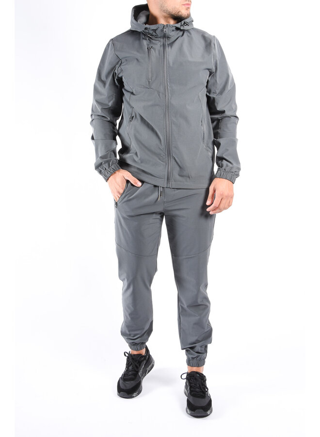 Dynamic  Stretch Tracksuit  “Aero” Deep Grey