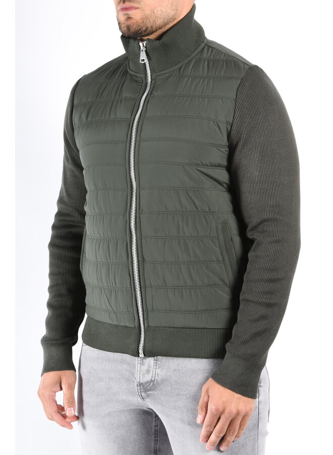 Hybrid Down Jacket “Mazio” Green