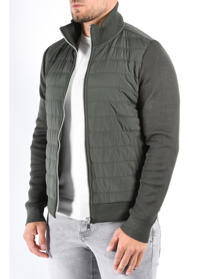 Hybrid Down Jacket “Mazio” Green