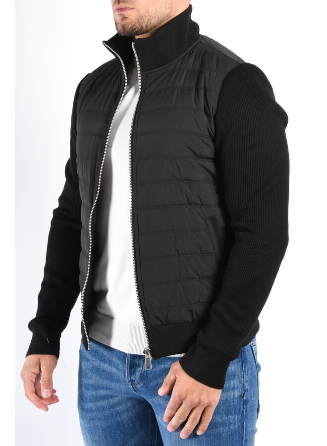 Hybrid Down Jacket “Mazio” Black