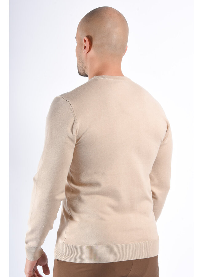 Knitwear Sweater “Eliano” Beige