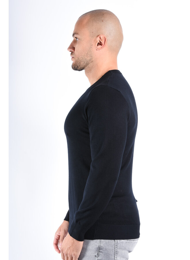 Knitwear Sweater “Eliano” Deep Blue