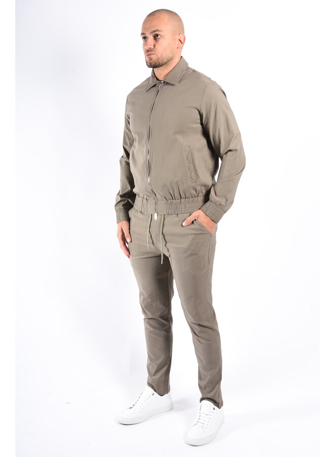 Premium Tech Suit “Milan” Stone Green