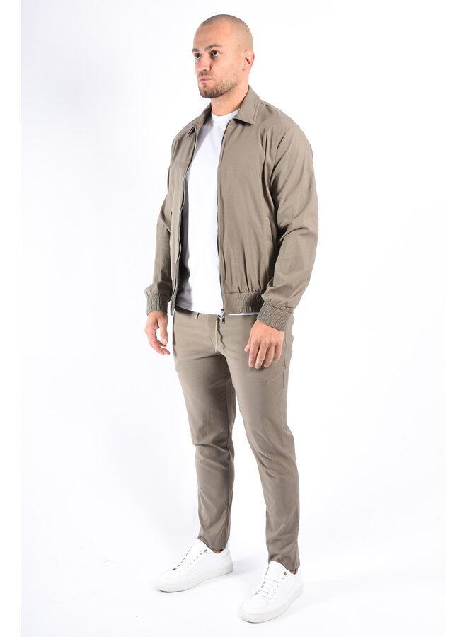 Premium Tech Suit “Milan” Stone Green