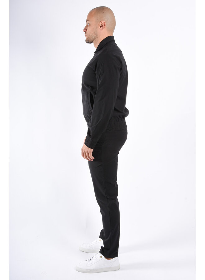 Premium Tech Suit “Milan” Black