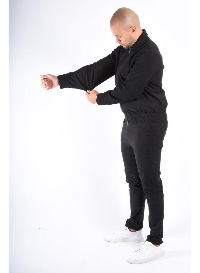 Premium Tech Suit “Milan” Black