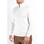 Half Zip Knit Sweater “Alessio” White