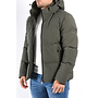 Hooded Puffer Jacket “Dario” Deep Green